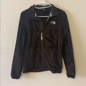 North face fuzzy jacket
